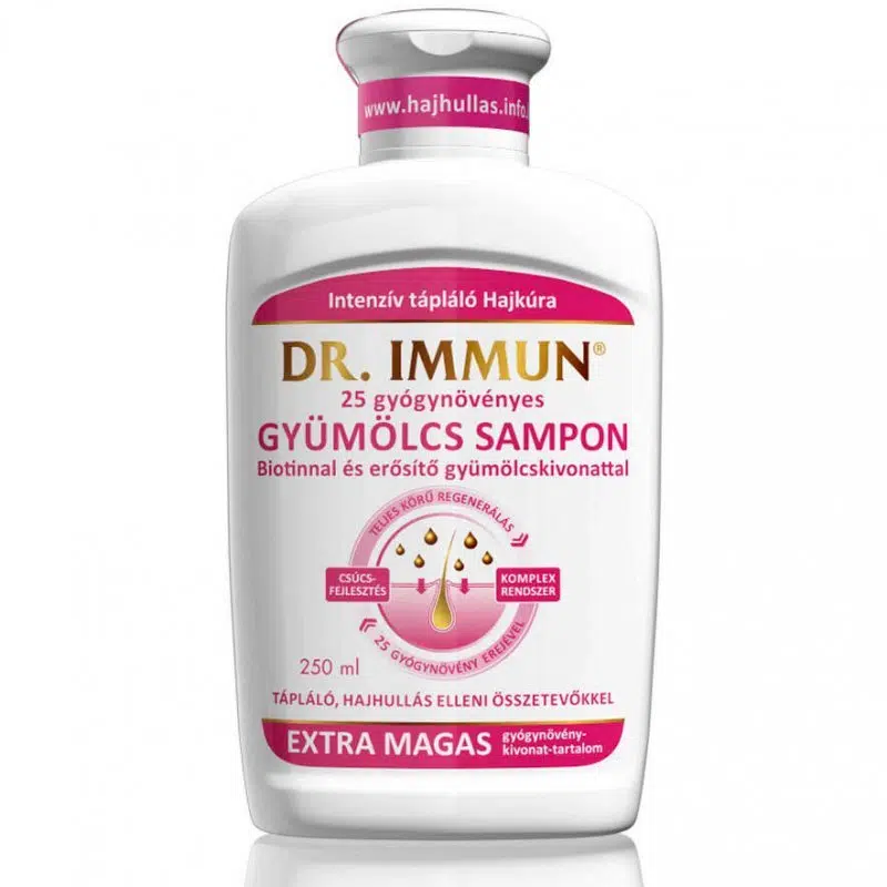 Dr.Immun gyümölcs hajsampon 250ml 1 Dr.Immun gyümölcs hajsampon 250ml