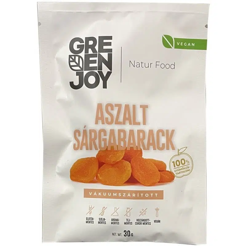 GREENJOY aszalt Sárgabarack 30g 1 GREENJOY aszalt Sárgabarack 30g