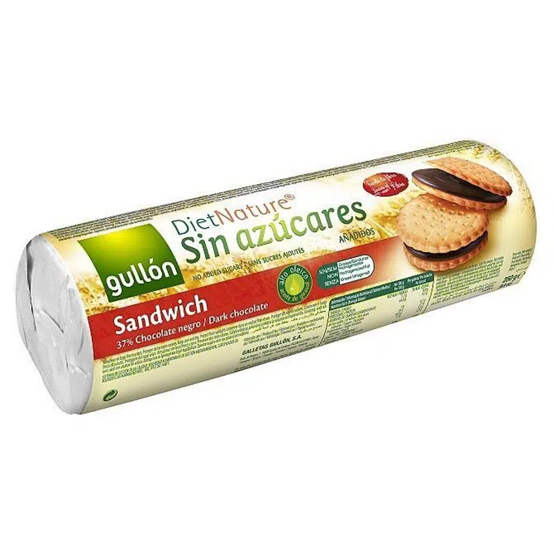 Gullon diabet. Szendvicskeksz étcsokis 250g 1 Gullon diabet. Szendvicskeksz étcsokis 250g