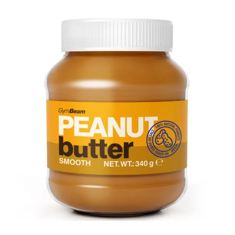 GymBeam Peanut butter smooth (Földimogyoróvaj) - 340g 1 GymBeam Peanut butter smooth (Földimogyoróvaj) - 340g