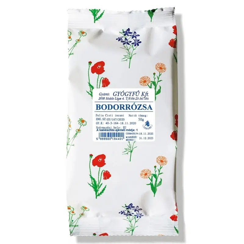 Gyógyfű bodorrózsa levél 50 g 1 Gyógyfű bodorrózsa levél 50 g
