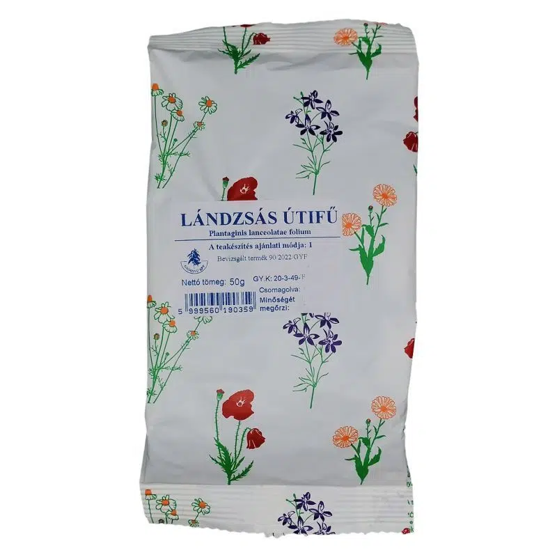 Gyógyfű keskenylevelű utifű (lándzsás utifű) 50 g 1 Gyógyfű keskenylevelű utifű (lándzsás utifű) 50 g