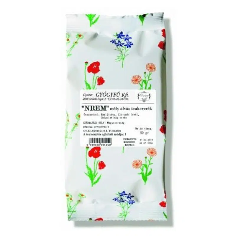 Gyógyfű nrem mély alvás teakeverék 50 g 1 Gyógyfű nrem mély alvás teakeverék 50 g