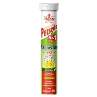 Haas pezsgőtabletta magnézium - 20db 1 Haas pezsgőtabletta magnézium 20db