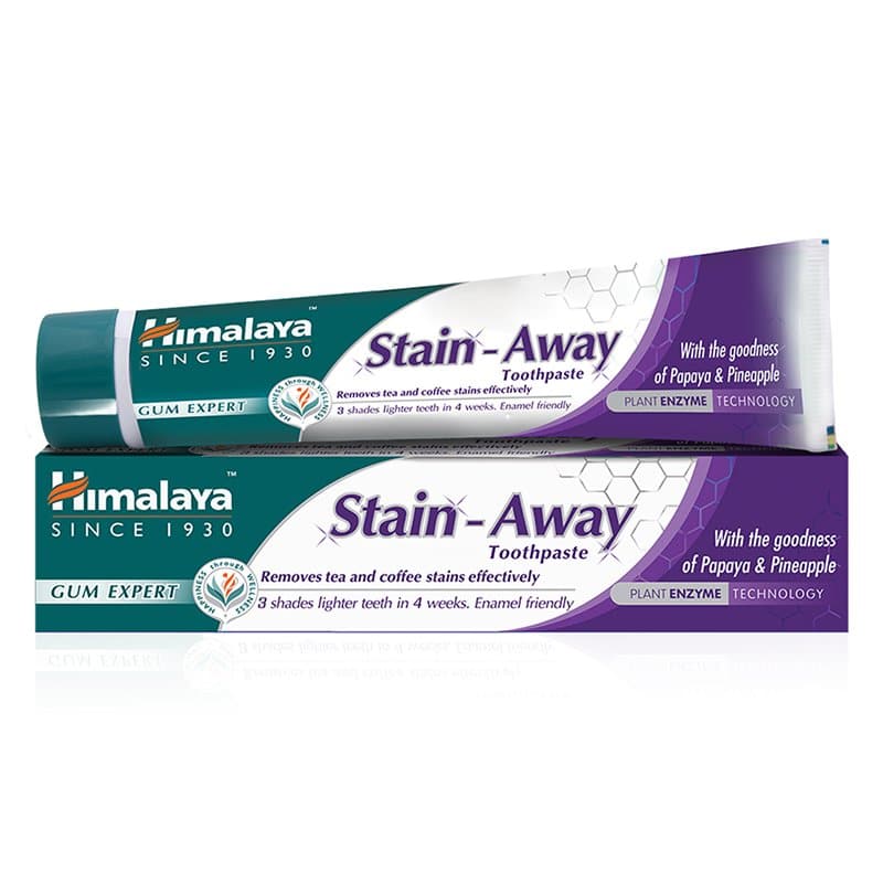 Himalaya fogkrém Stain-Away gyógynövényes foltelt fehérítő 75ml 1 Himalaya fogkrém Stain-Away gyógynövényes foltelt fehérítő 75ml