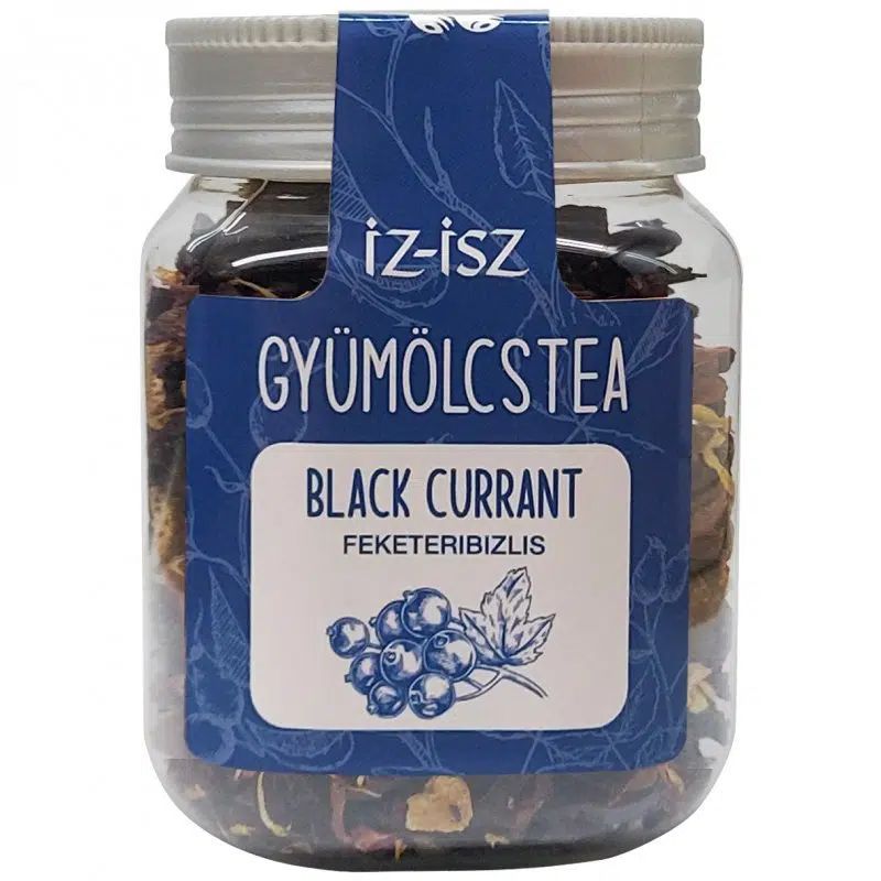 Íz-isz gyümölcstea feketeribizli 120g 1 Íz-isz gyümölcstea feketeribizli 120g