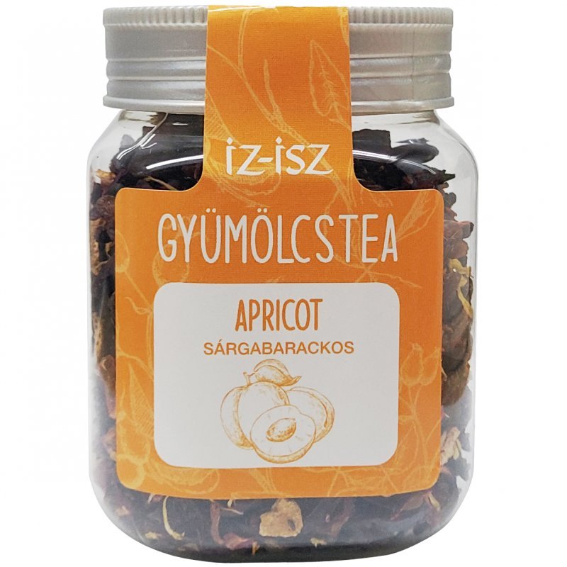Íz-isz gyümölcstea sárgabarack 120g 1 Íz-isz gyümölcstea sárgabarack 120g