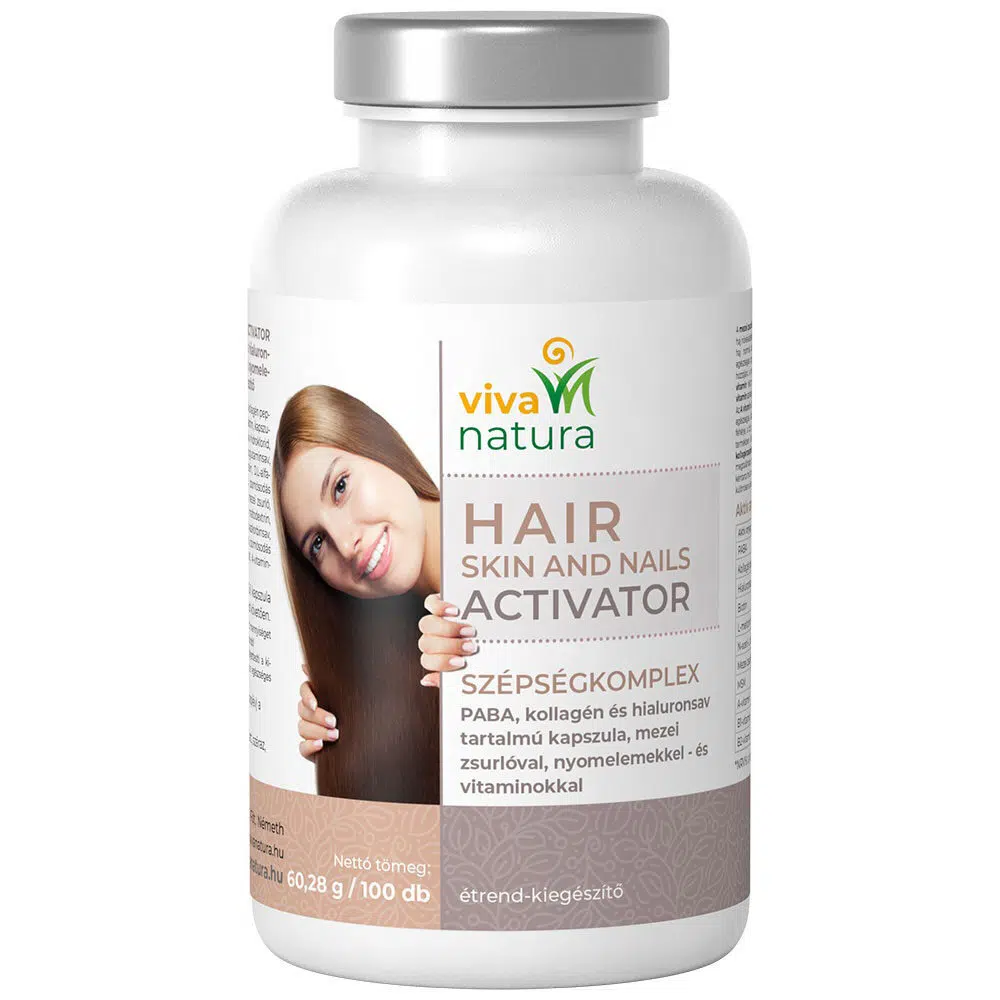 Viva natura Hair skin and nails ACTIVATOR kapszula - 100db 1 Viva natura Hair