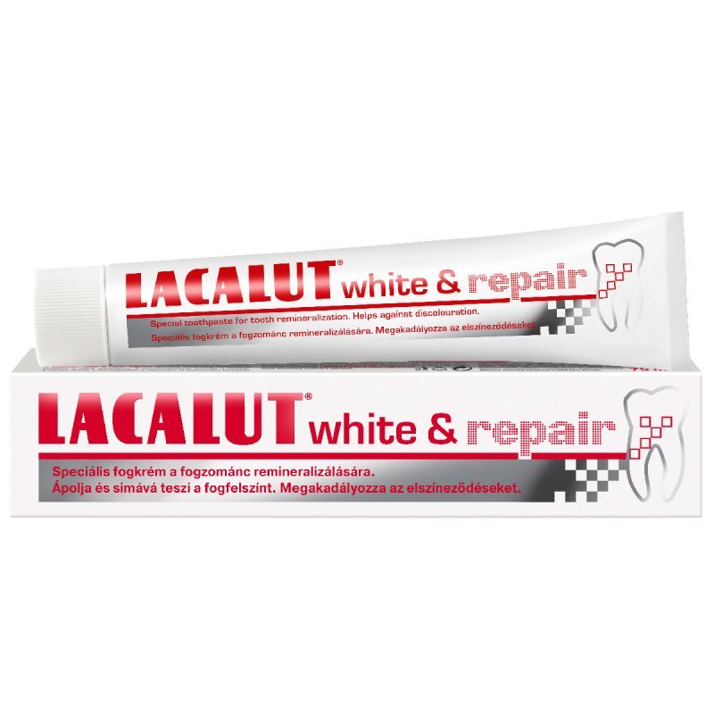 Lacalut White & Repair fogkrém 75ml 1 Lacalut White & Repair fogkrém 75ml