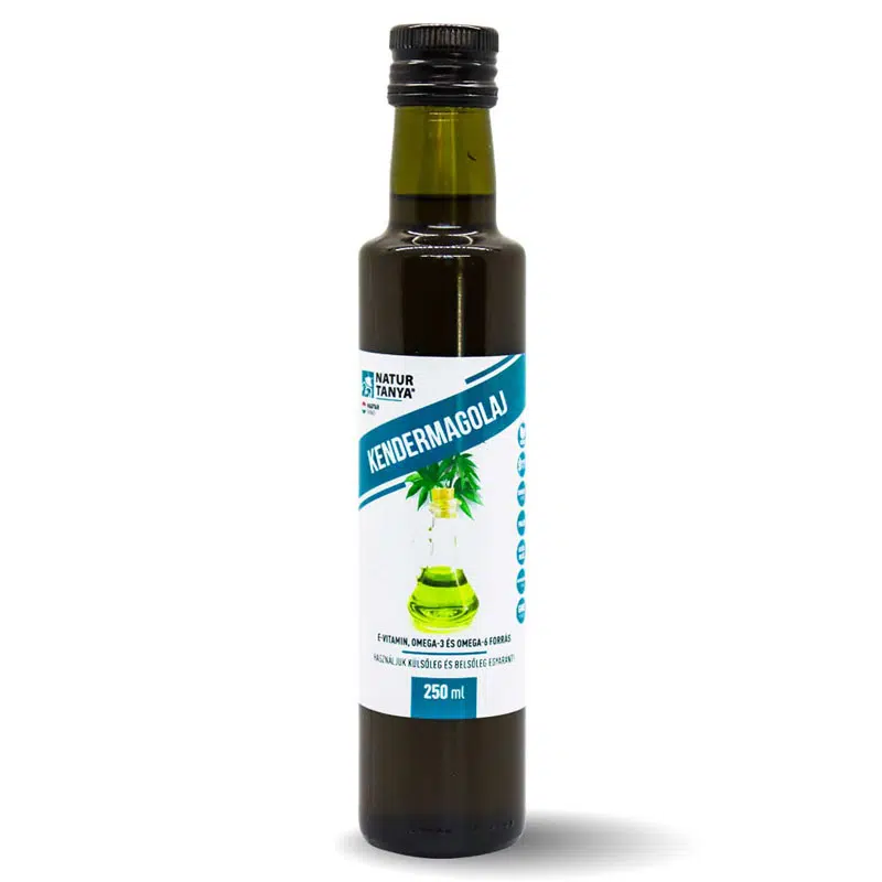 Natur Tanya Kendermagolaj - Prémium minőség, hidegsajtolással - Külsőleg és belsőleg 250ml 1 Natur Tanya Kendermagolaj - Prémium minőség