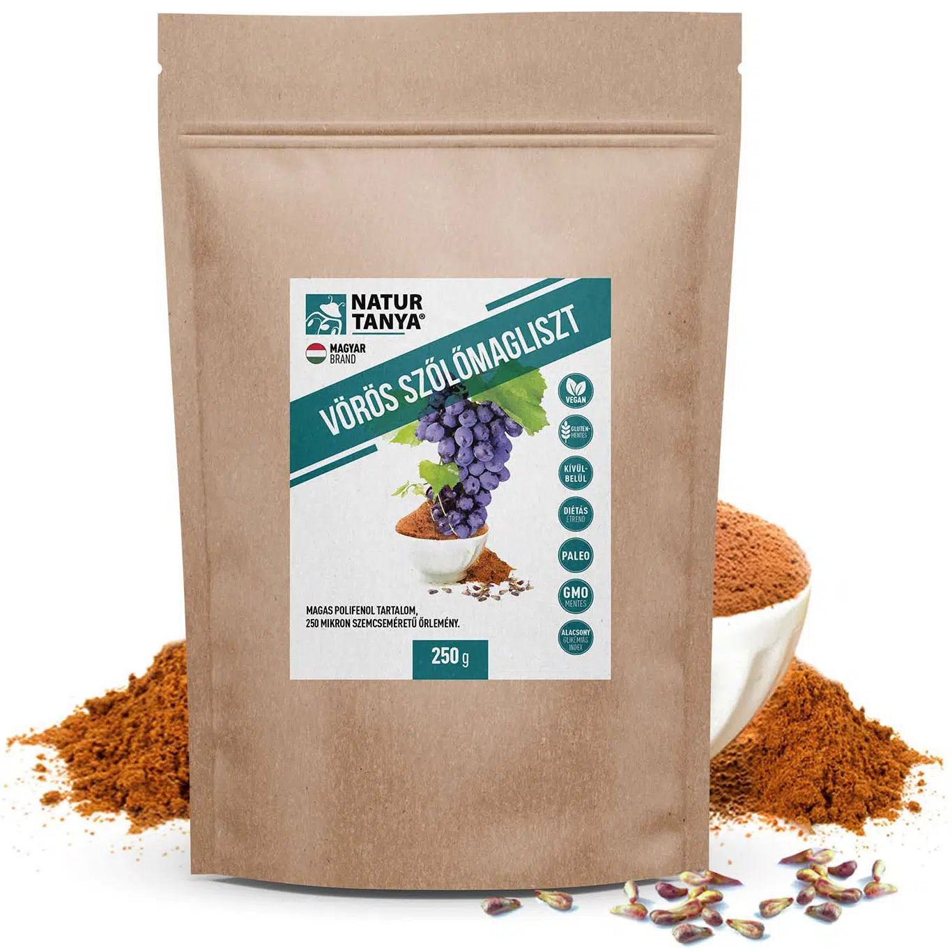 Natur Tanya Vörös Szőlőmagliszt - 250g 1 Natur Tanya Vörös Szőlőmagliszt 250g