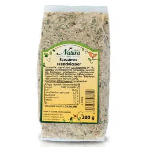 Natura szezámos szendvicskrémpor 200 g