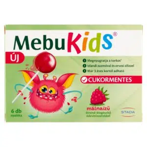 Walmark Mebukids málna ízű nyalóka - 6db
