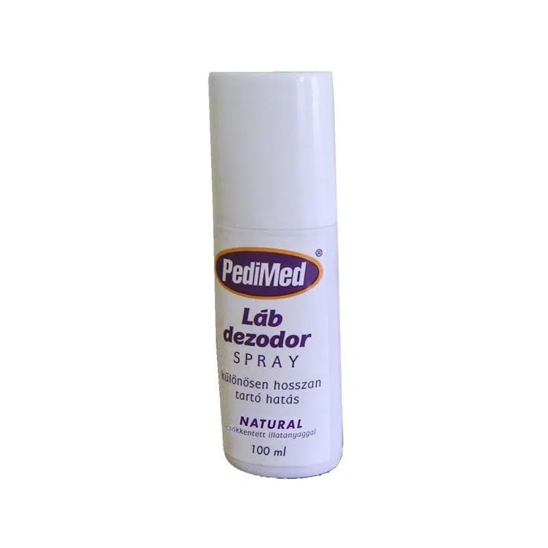 Pedimed lábdezodor spray natur 100 ml 1 Pedimed lábdezodor spray natur 100 ml