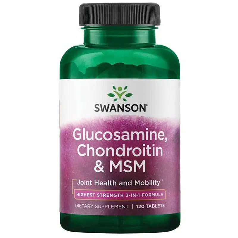 Swanson Glükozamin Kondroitin MSM tabletta - 120db 1 Swanson Glükozamin