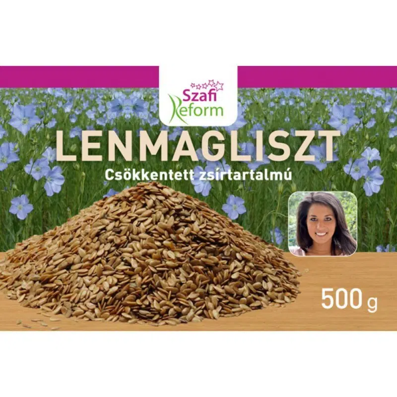 Szafi reform csökkentett zsírtartalmú lenmagliszt 500g 1 Szafi reform csökkentett zsírtartalmú lenmagliszt 500g