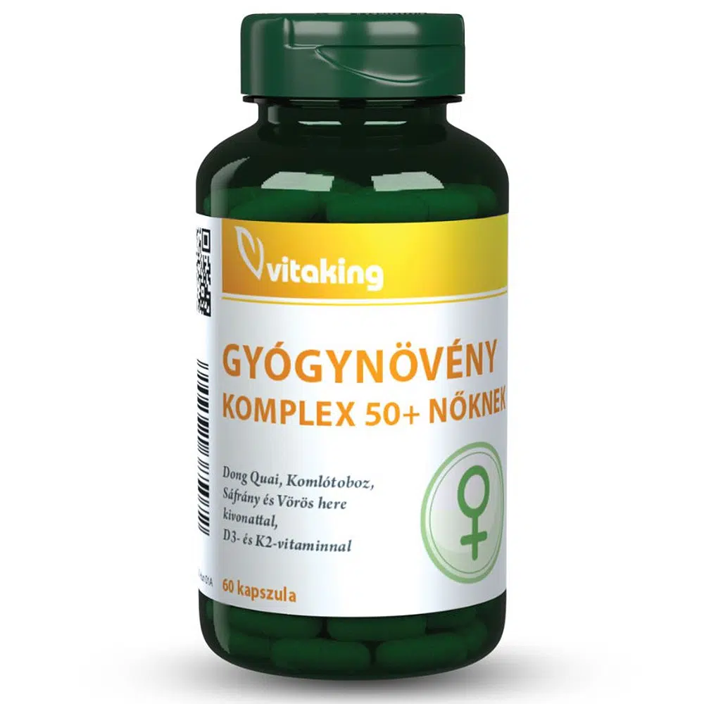 Vitaking Gyógynövény Komplex 50+ nőknek kapszula - 60db 1 Vitaking Gyógynövény Komplex 50+ nőknek kapszula - 60db