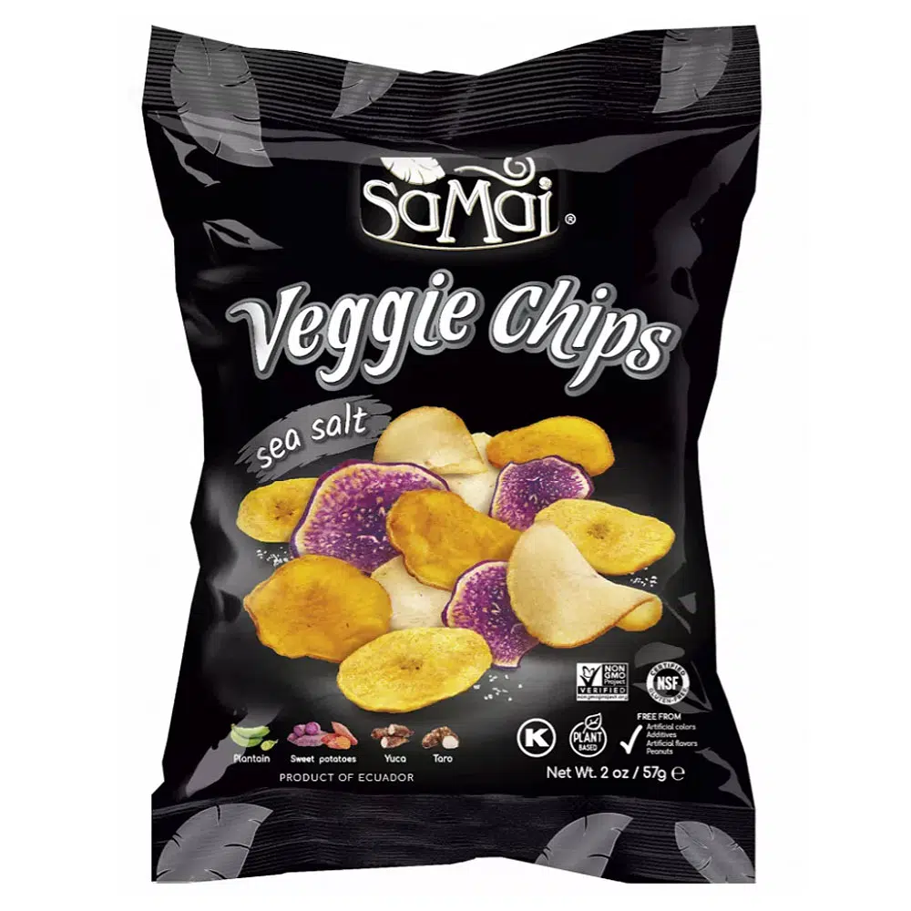 Samai Veggie chips tengeri sós - 57g 1 Samai Veggie chips tengeri sós - 57g