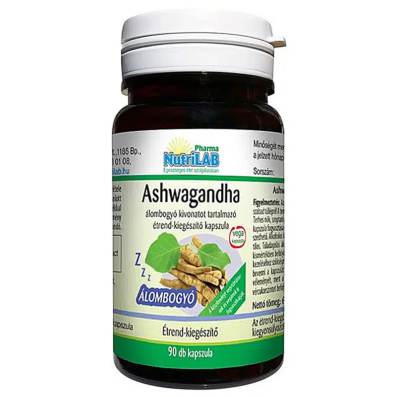Nutrilab Ashwagandha 249mg kapszula - 90db 1 Nutrilab Ashwagandha 249mg kapszula - 90db