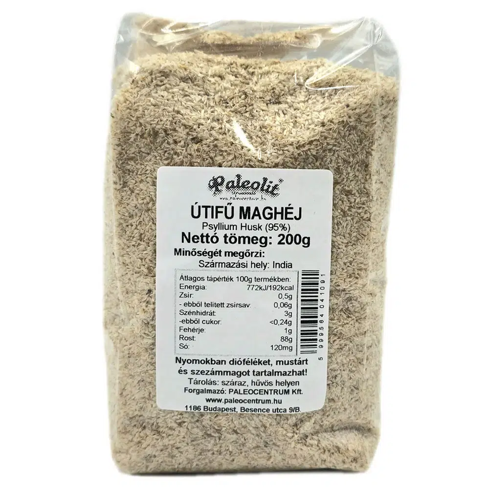Paleolit Útifű maghéj 95% - 200g 1 Paleolit Útifű maghéj 95% - 200g