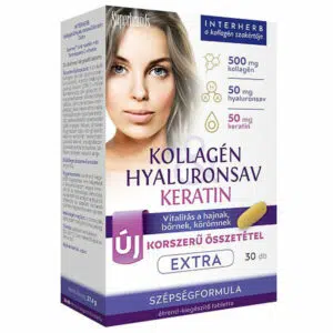 Interherb Kollagén Hyaluronsav Extra tabletta - 30db