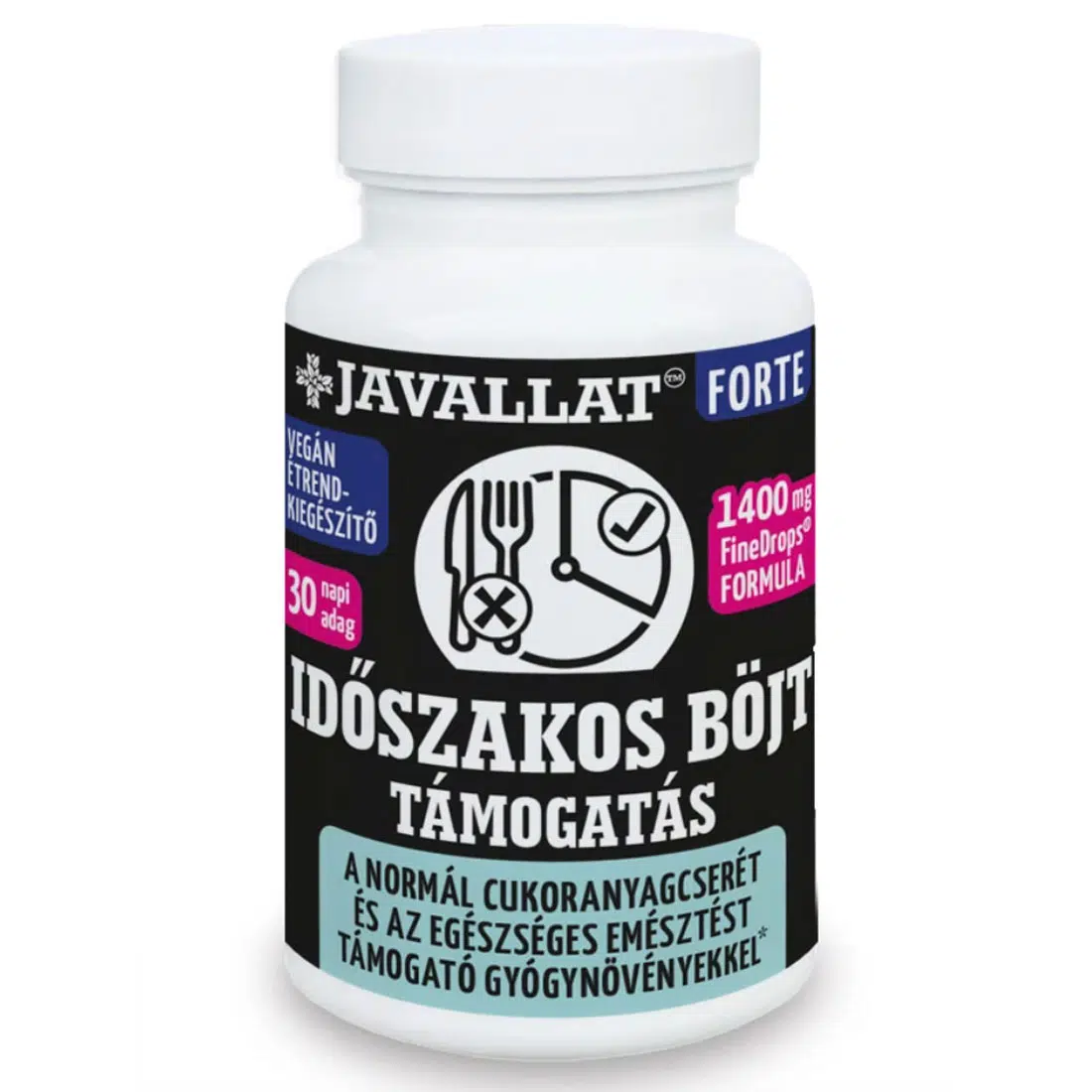 Javallat Forte Időszakos Böjt támogatás kapszula - 60db 1 Javallat Időszakos Böjt támogatás kapszula - 60db