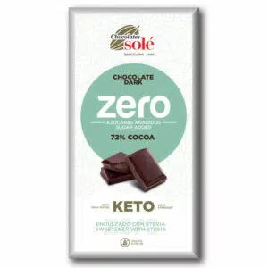 Chocolates Solé ZERO Cukormentes 72% Étcsokoládé - 100g