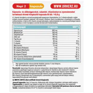Dr. Herz Káposztaleves + Almaecet + Króm kapszula - 60db - Image 2