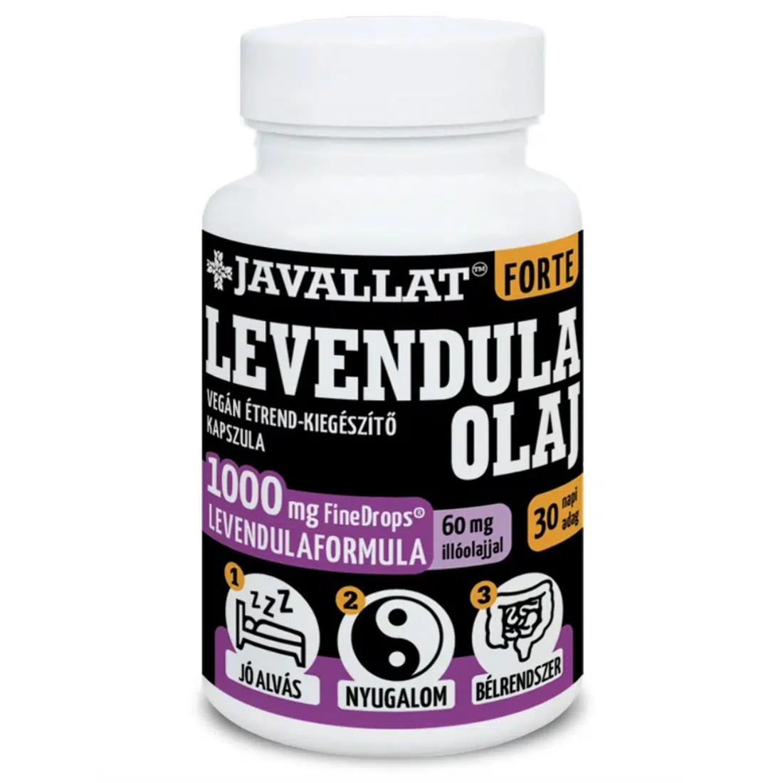 Javallat Forte Levendula olaj kapszula - 60db 1 Javallat Forte Levendula olaj kapszula - 60db
