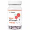 GymBeam C-vitamin eper ízű rágótabletta gyerekeknek - 120db