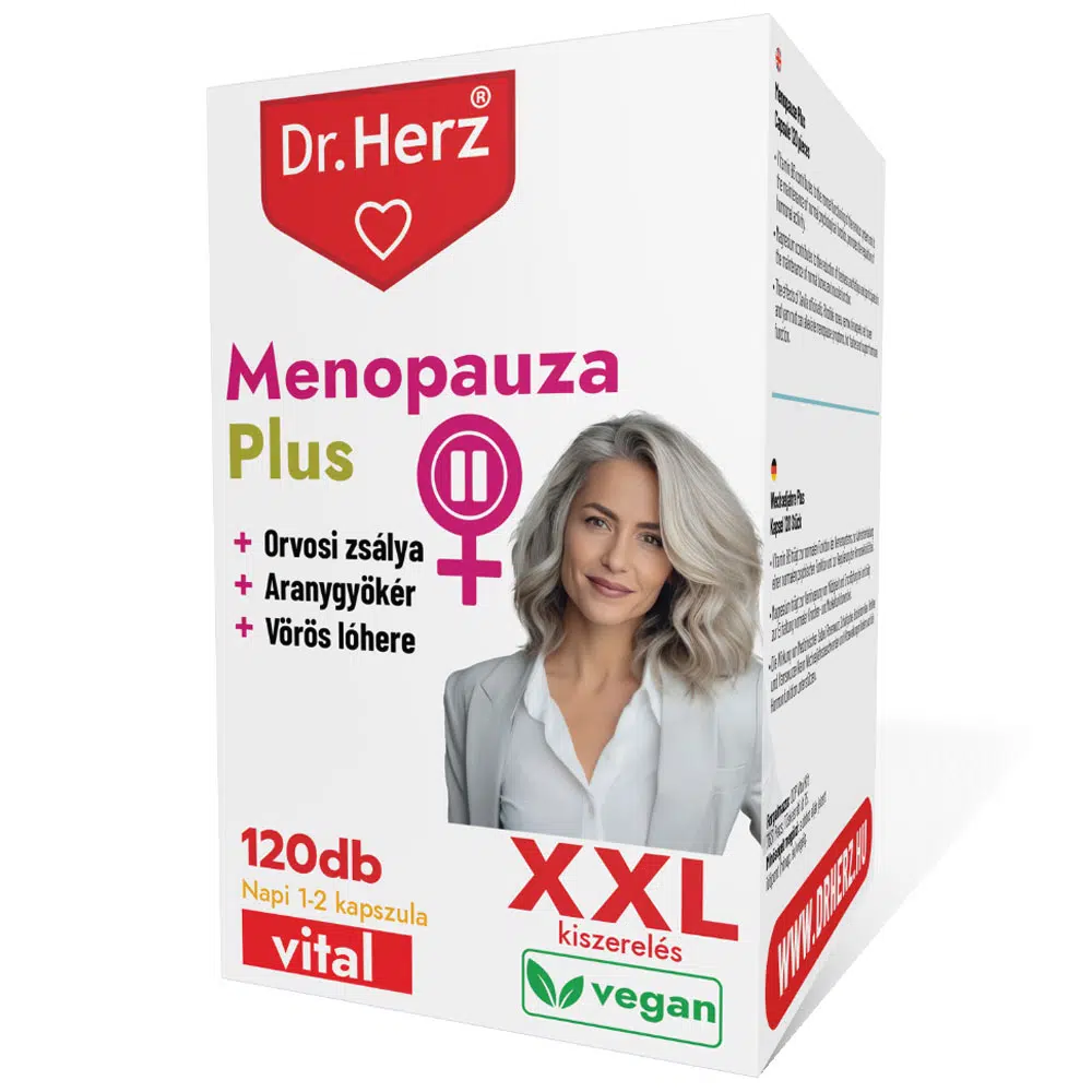 Dr. Herz XXL Menopauza Plus kapszula - 120db 1 Dr. Herz XXL Menopauza Plus kapszula - 120db