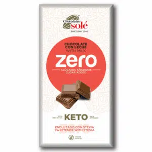 Chocolates Solé ZERO Cukormentes Tejcsokoládé - 100g