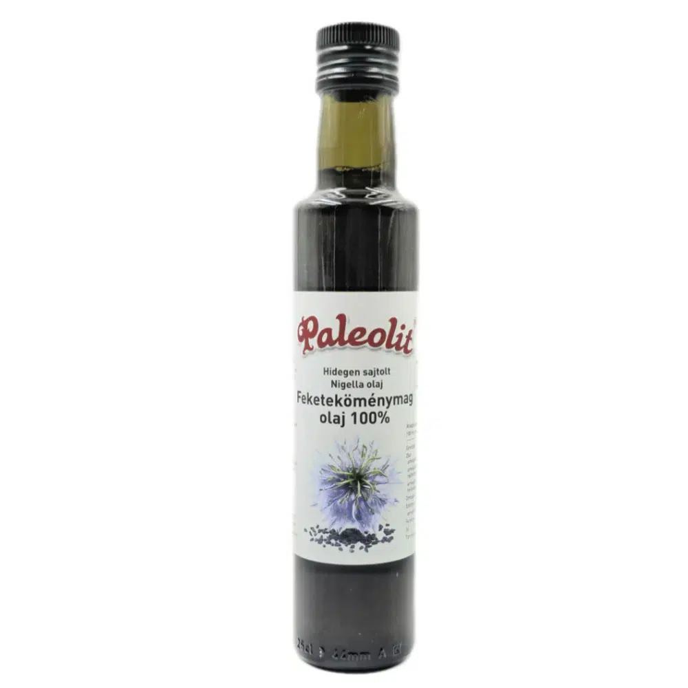 Paleolit Feketeköménymag olaj -100% hidegen sajtolt Nigella Sativa olaj - 250ml 1 Paleolit Feketeköménymag olaj -100% hidegen sajtolt Nigella Sativa olaj - 250ml