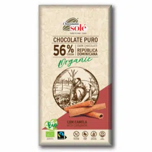 Chocolates Solé 56% Bio Fahéjas Étcsokoládé - 100g