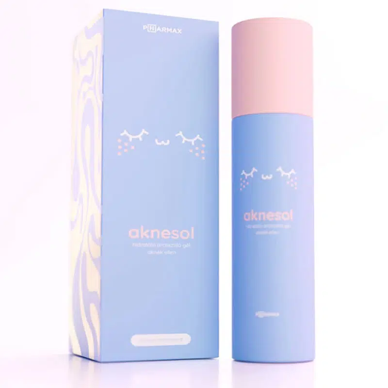 Pharmax Aknesol arctisztító gél aknék ellen - 120ml 1 Pharmax Aknesol arctisztító gél aknék ellen - 120ml