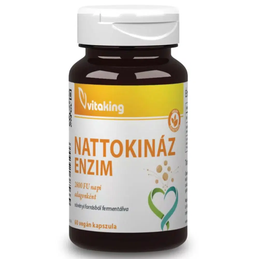 Vitaking Nattokináz Enzim kapszula - 60db 1 Vitaking Nattokináz Enzim kapszula - 60db