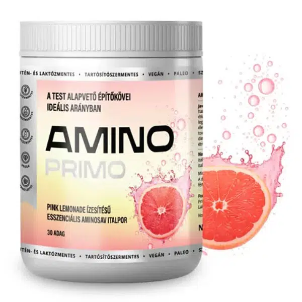 Amino Primo Instant aminosav italpor pink lemonade ízesítéssel - 310g 1 Amino Primo Instant aminosav italpor pink lemonade ízesítéssel - 360g