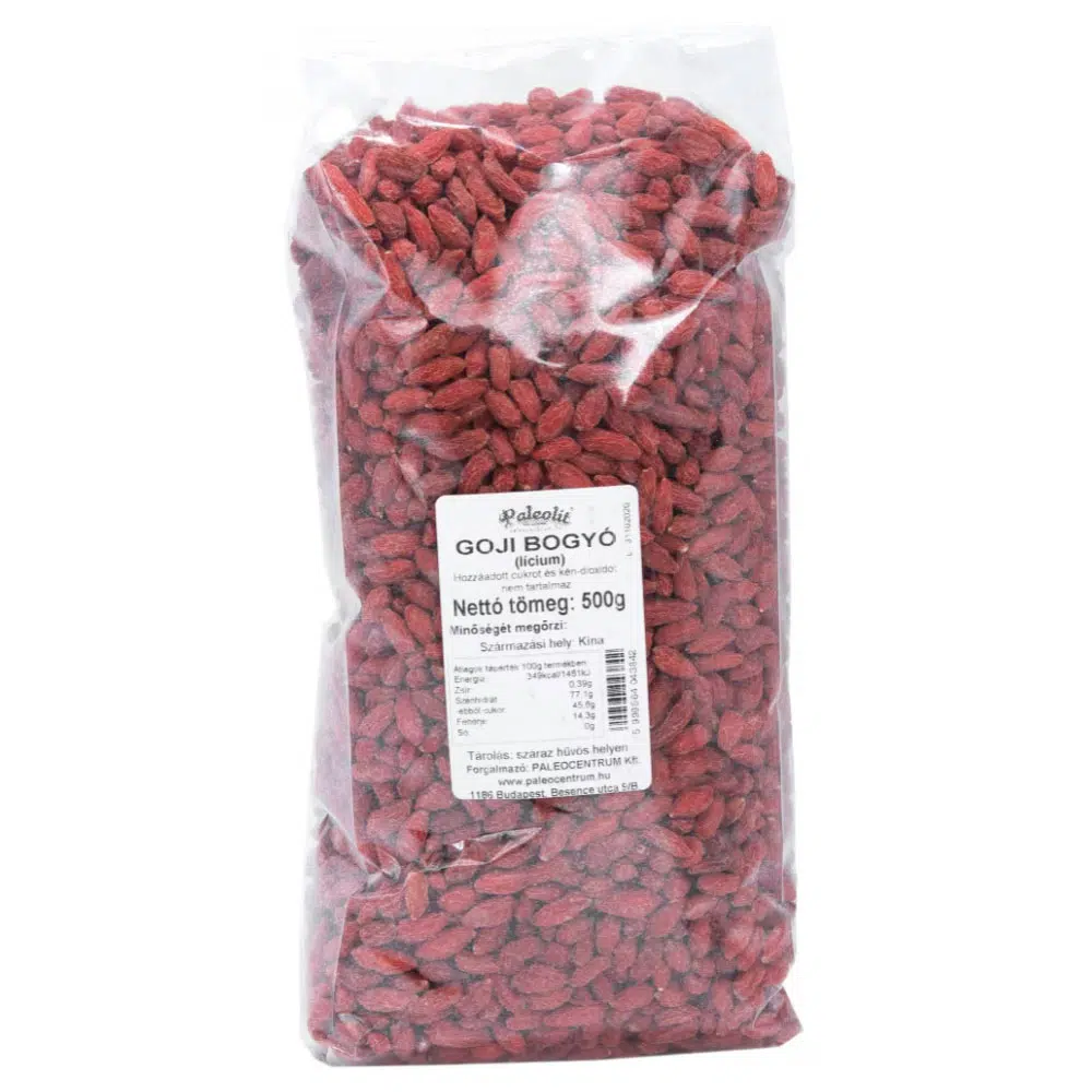 Paleolit Goji bogyó - 500g 1 Paleolit Goji bogyó - 500g