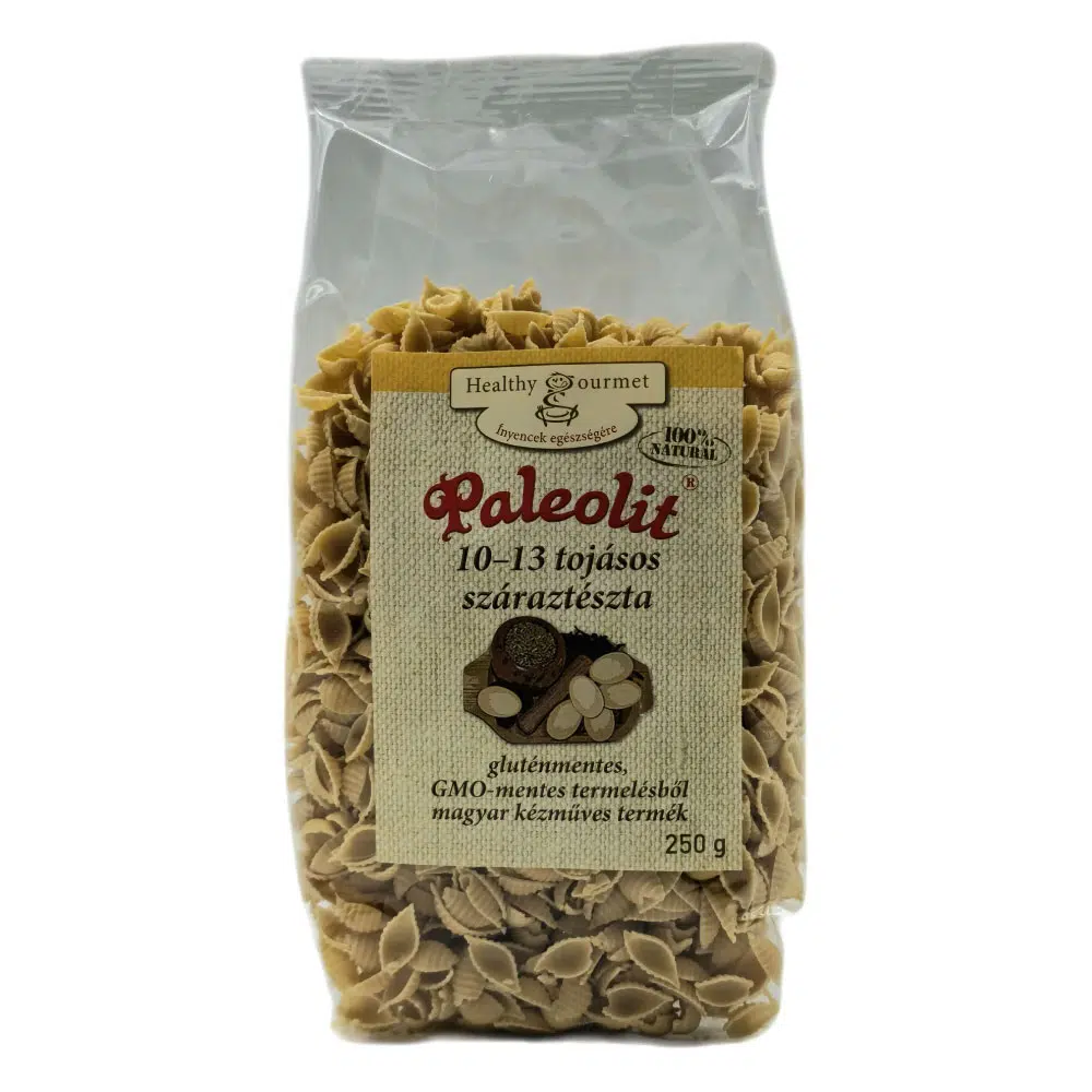 Paleolit Szezámos Kagyló száraztészta - 250g 1 Paleolit Szezámos Kagyló száraztészta - 250g