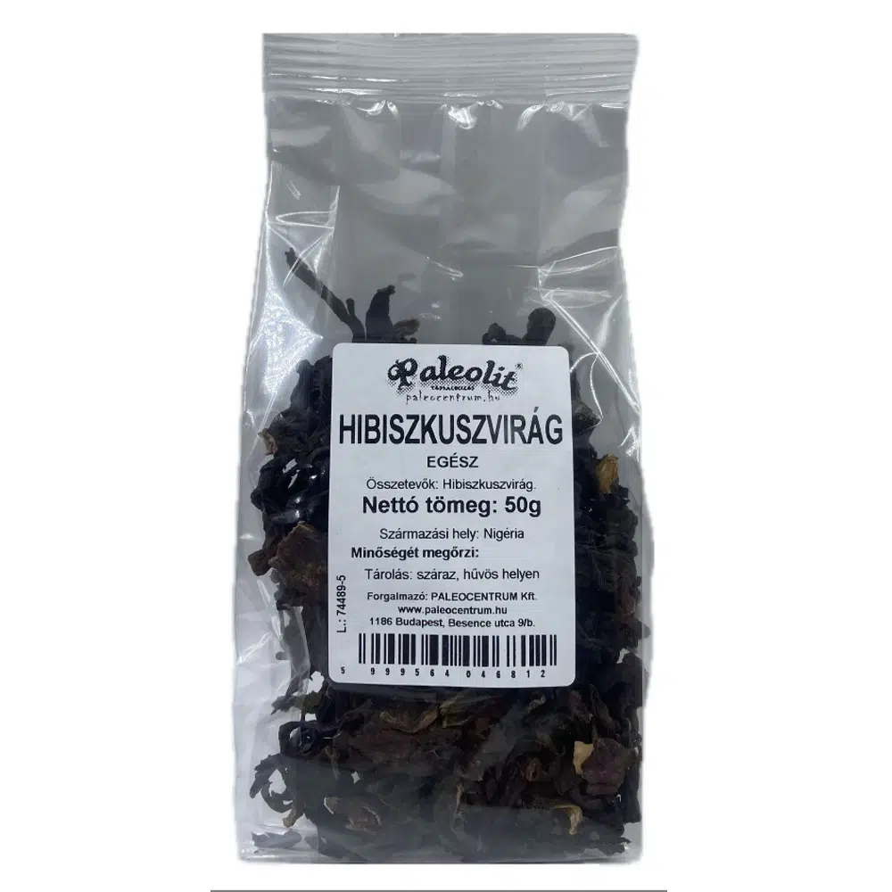 Paleolit Hibiszkuszvirág egész - 50g 1 Paleolit Hibiszkuszvirág egész - 50g