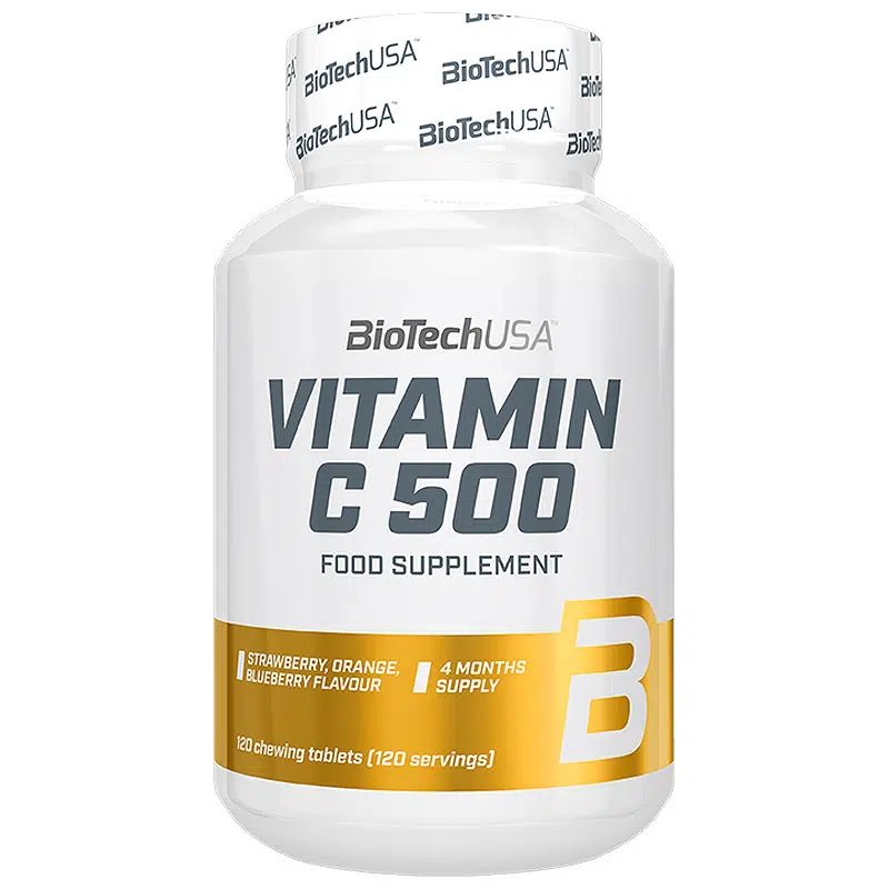 Biotech USA C-vitamin 500mg rágótabletta - 120db 1 Biotech C-vitamin 500mg rágótabletta - 120db