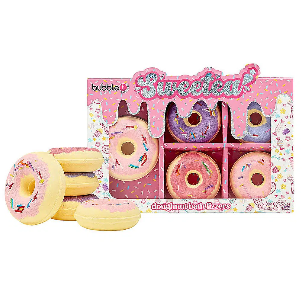 Bubblet Boba Sweetea Donut fürdőbomba szett - 5db-os 1 Bubblet Boba Sweetea Donut fürdőbomba szett - 5db-os