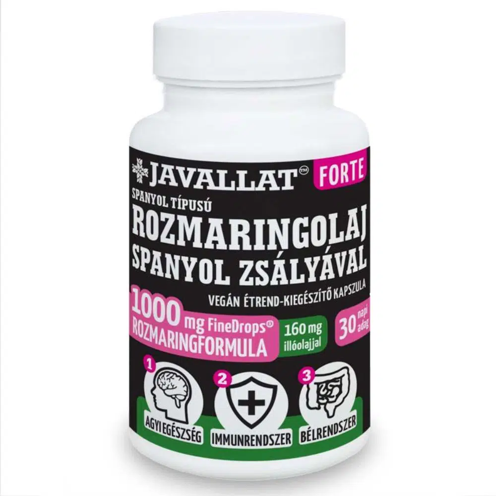 Javallat Forte Spanyol típusú rozamringolaj spanyol zsályával kapszula - 60db 1 Javallat Forte Spanyol tÍpusú rozamringolaj spanyol zsályával kapszula - 60db