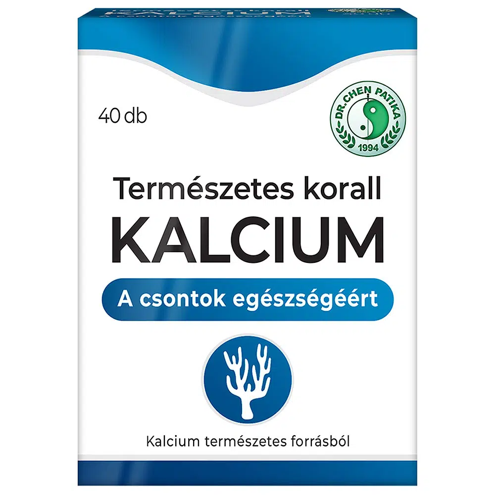 Dr. Chen Természetes Korall Kalcium tabletta - 40db 1 Dr. Chen Természetes Korall Kalcium tabletta - 40db
