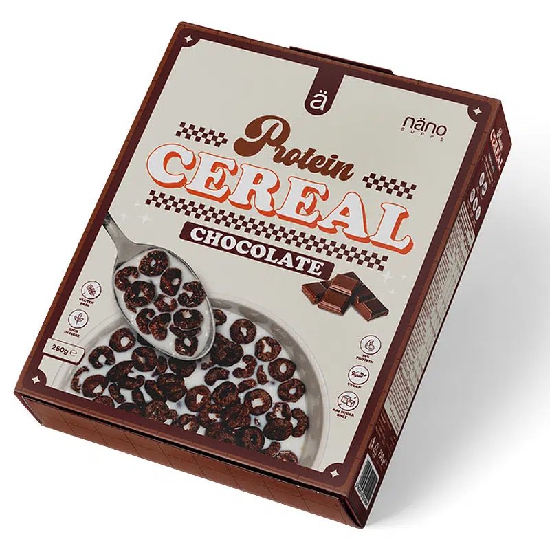 Nanosupps Protein Cereal Csokoládés Gabonapehely - 250g 1 Nanosupps Protein Cereal Csokoládés Gabonapehely - 250g