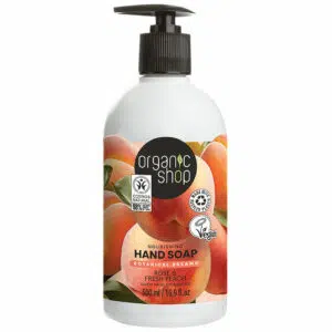 Organic Shop Tápláló folyékony szappan rózsával és őszibarackkal - 500ml