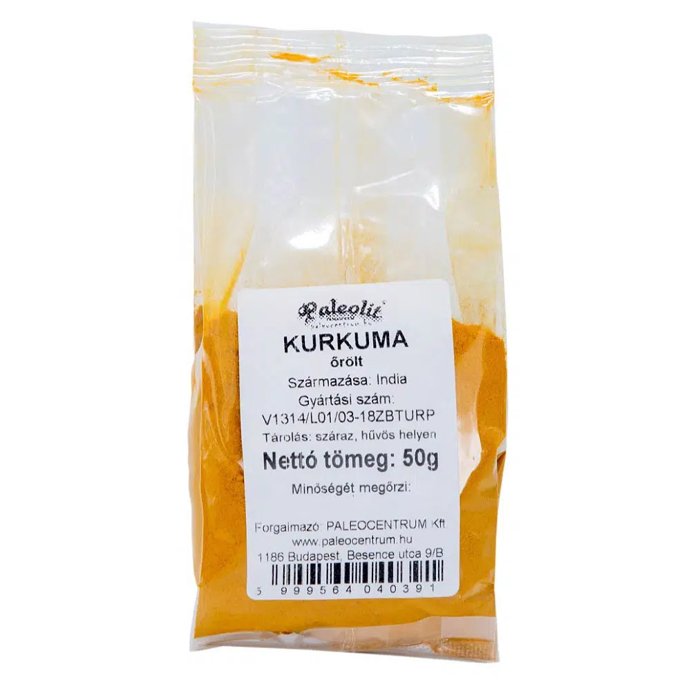 Paleolit Kurkuma őrölt - 50g 1 Paleolit Kurkuma őrölt - 50g