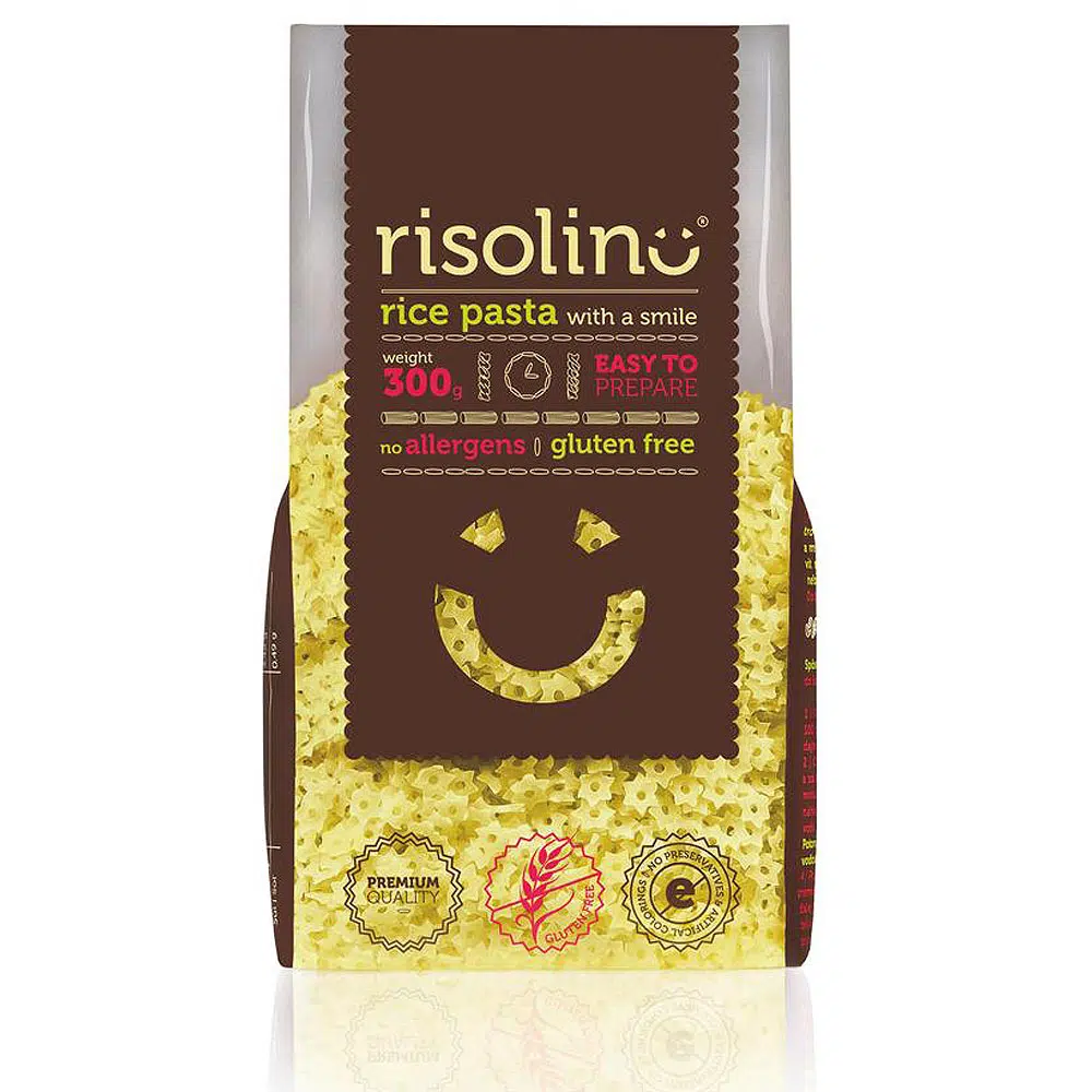 Risolino gluténmentes rizstészta Csillag levestészta - 300g 1 Risolino gluténmentes rizstészta Csillag levestészta - 300g