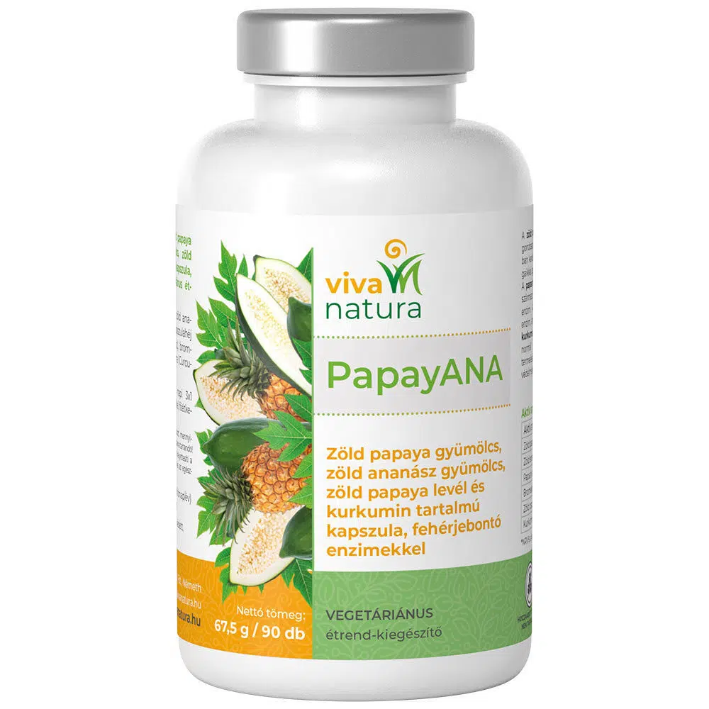Viva Natura PapayANA kapszula - 90db 1 Viva Natura PapayANA kapszula - 90db