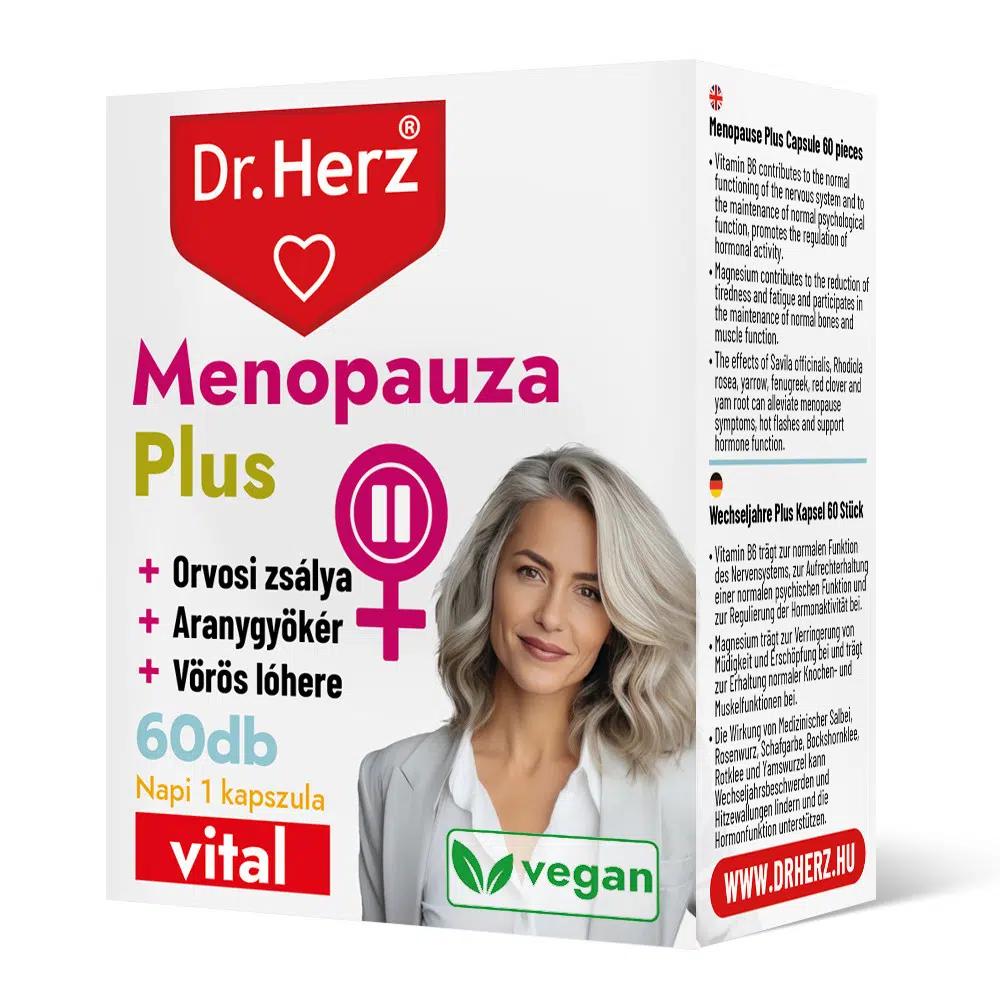 Dr. Herz Menopauza Plus kapszula - 60db 1 Dr. Herz Menopauza Plus kapszula - 60db